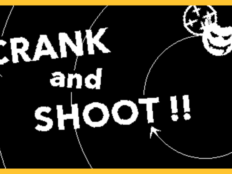 Playdate専用ゲーム「CRANK and SHOOT!!」をリリースしました！